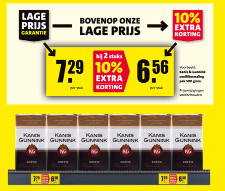 Kanis en Gunnink   koffie folder aanbieding bij  Nettorama - details