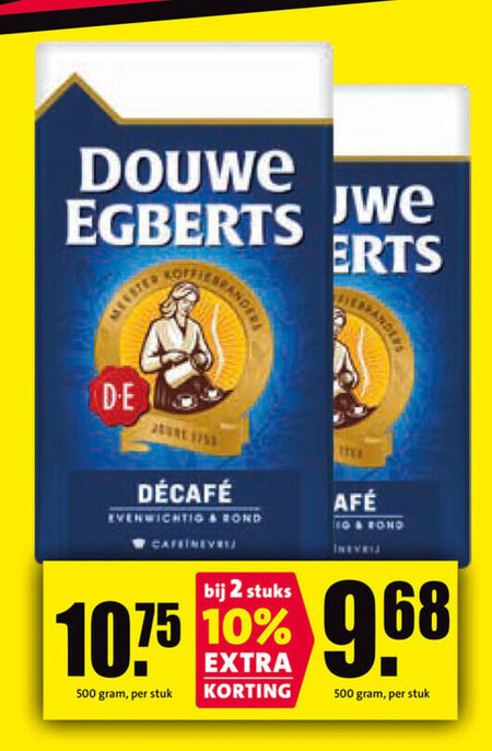 Douwe Egberts   koffie folder aanbieding bij  Nettorama - details