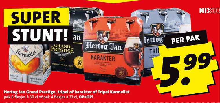 Hertog Jan   speciaalbier folder aanbieding bij  Boni - details