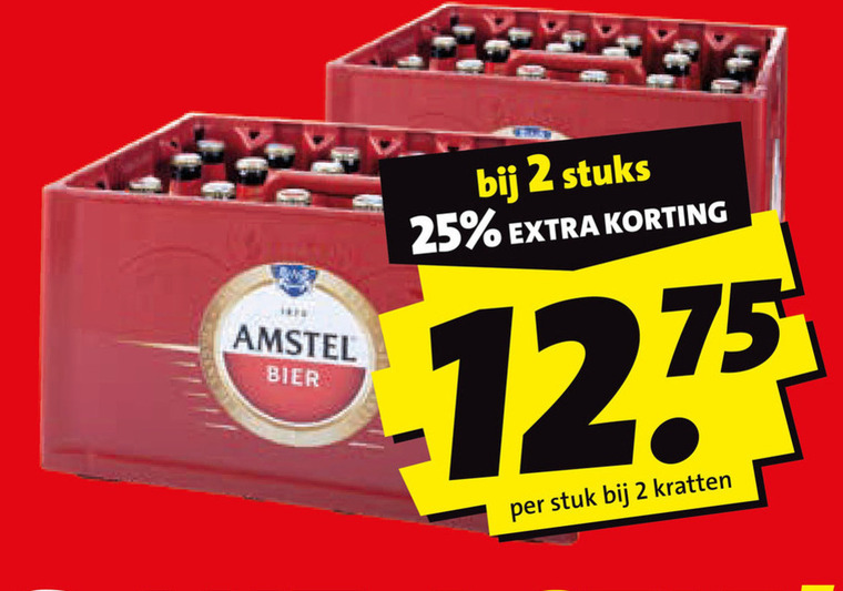 Amstel   krat bier folder aanbieding bij  Boni - details