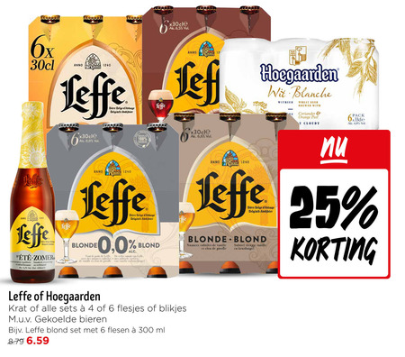 Leffe   krat bier, speciaalbier folder aanbieding bij  Jumbo - details