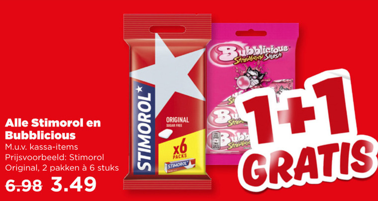 Stimorol   kauwgom folder aanbieding bij  Plus - details