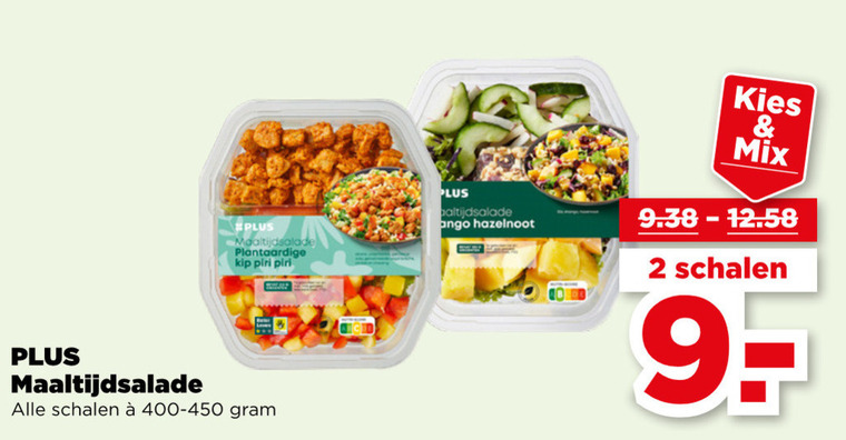 Plus Huismerk   maaltijdsalade folder aanbieding bij  Plus - details