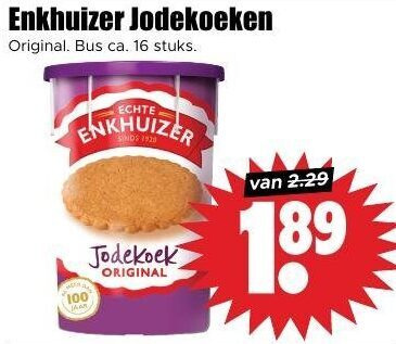 Enkhuizer   koek folder aanbieding bij  Dirk - details