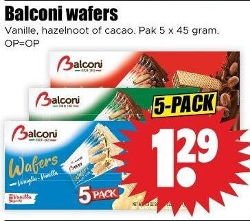Balconi   koek folder aanbieding bij  Dirk - details