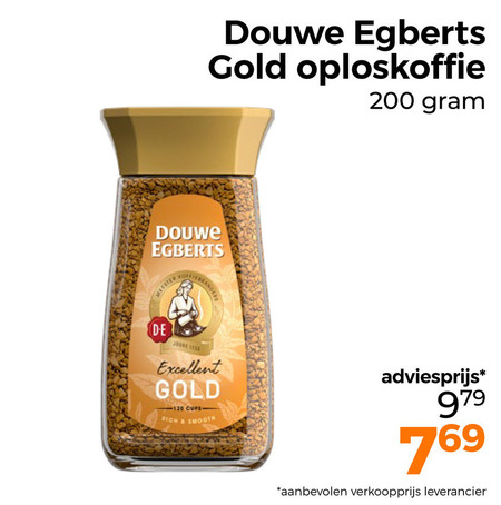 Douwe Egberts   oploskoffie folder aanbieding bij  Trekpleister - details