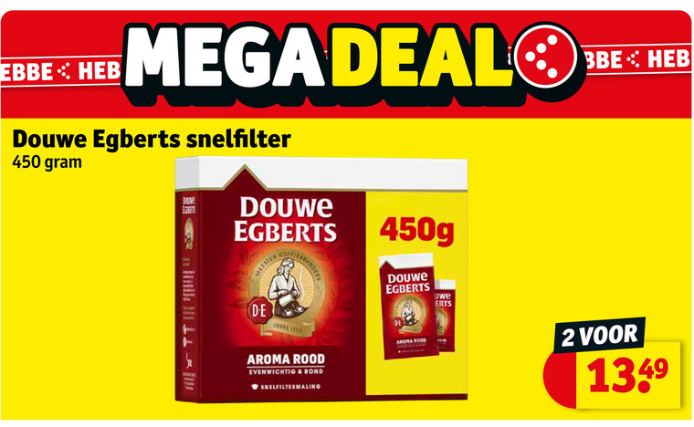 Douwe Egberts   koffie folder aanbieding bij  Kruidvat - details