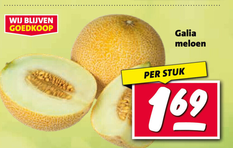 meloen galia stuk folder aanbieding bij Nettorama
