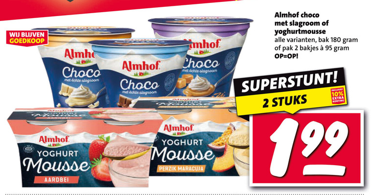 Almhof   vruchtenyoghurt folder aanbieding bij  Nettorama - details