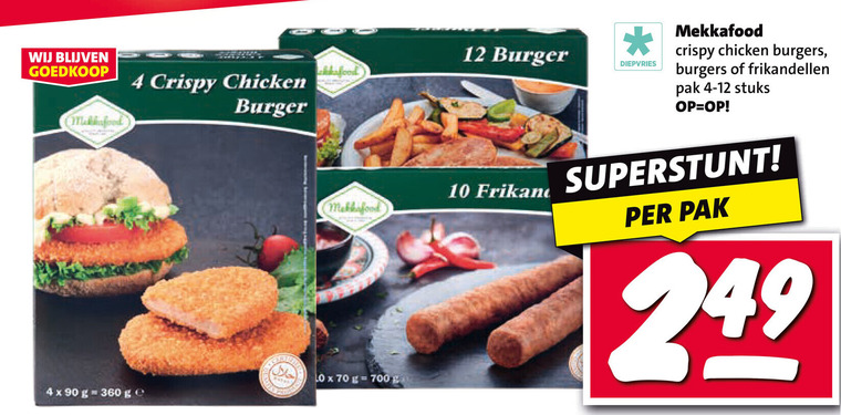 Mekkafood   frikandellen folder aanbieding bij  Nettorama - details