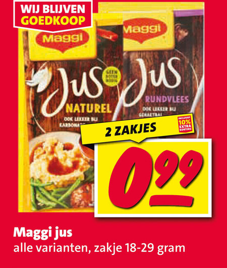 Maggi   jus folder aanbieding bij  Nettorama - details