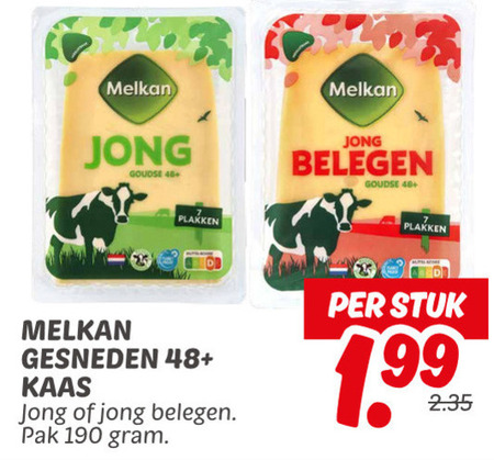 Melkan   kaasplakken folder aanbieding bij  Dekamarkt - details