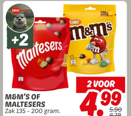 Maltesers   chocolade, chocoladepindas folder aanbieding bij  Dekamarkt - details
