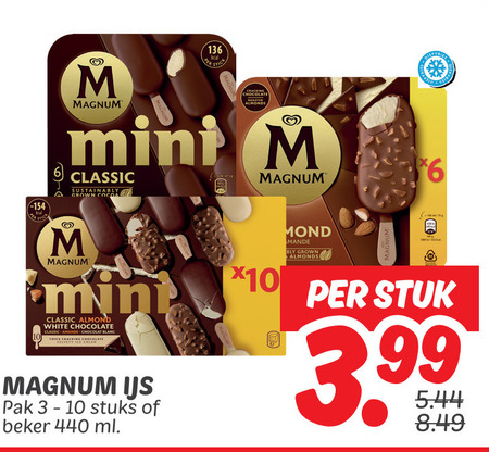 Magnum   ijslollies folder aanbieding bij  Dekamarkt - details