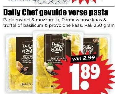 Daily Chef   pasta folder aanbieding bij  Dirk - details