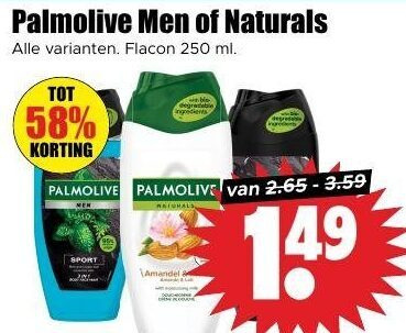 Palmolive   douchegel folder aanbieding bij  Dirk - details
