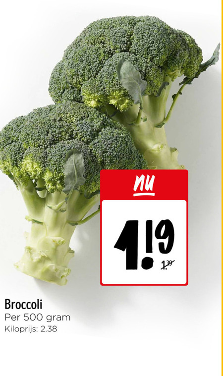 broccoli 19 500 folder aanbieding bij Jumbo