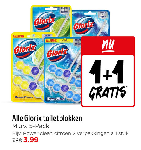 Glorix   toiletblok folder aanbieding bij  Jumbo - details