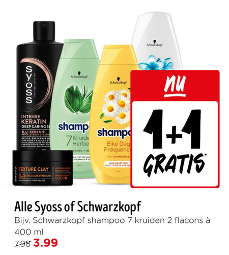 Syoss   shampoo folder aanbieding bij  Jumbo - details