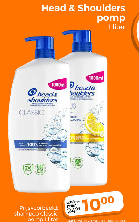 Head and Shoulders   shampoo folder aanbieding bij  Trekpleister - details