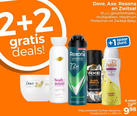 Rexona   deodorant folder aanbieding bij  Trekpleister - details