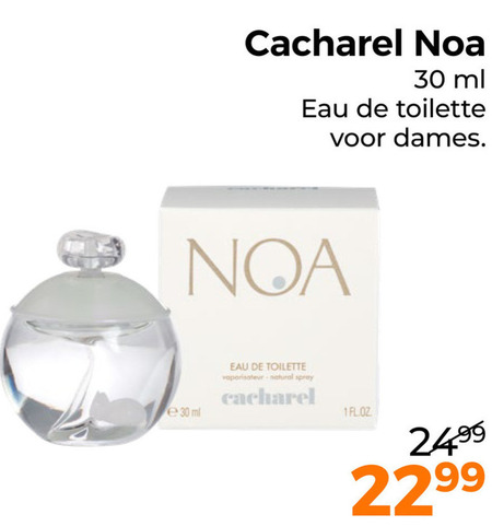 Cacharel   eau de toilette folder aanbieding bij  Trekpleister - details