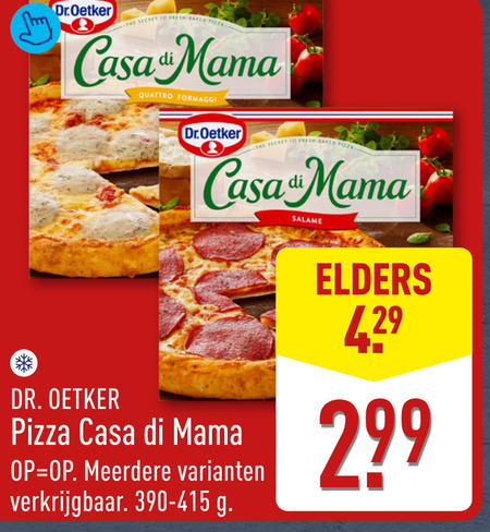 Dr Oetker   diepvriespizza folder aanbieding bij  Aldi - details