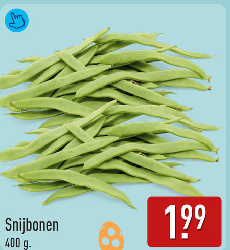 snijbonen 400 folder aanbieding bij Aldi