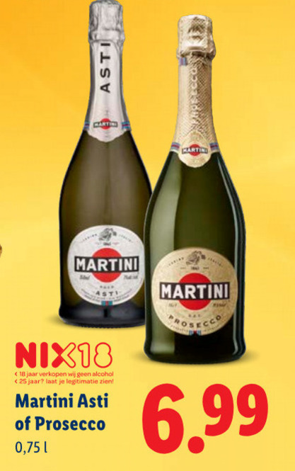 Martini   prosecco folder aanbieding bij  Lidl - details