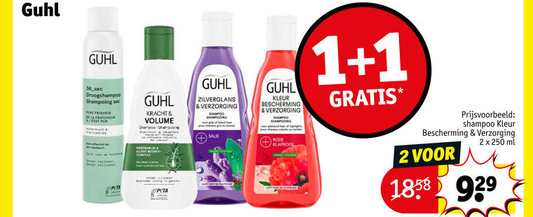Guhl   shampoo, conditioner folder aanbieding bij  Kruidvat - details