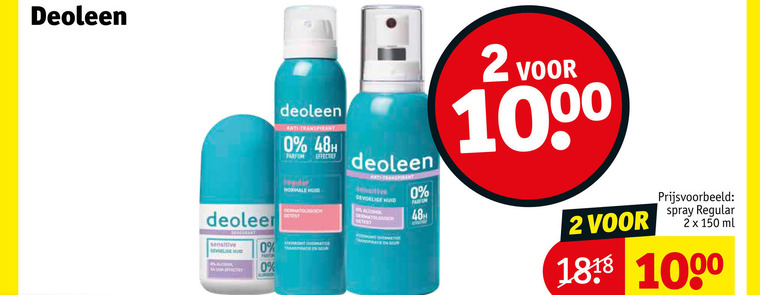 Deoleen   deodorant folder aanbieding bij  Kruidvat - details