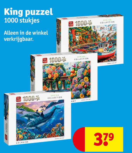 King   legpuzzel folder aanbieding bij  Kruidvat - details