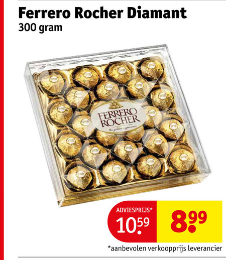 Ferrero Rocher   chocolade folder aanbieding bij  Kruidvat - details