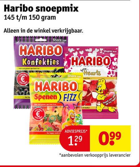 Haribo   snoep folder aanbieding bij  Kruidvat - details