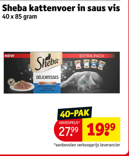 Sheba   kattenvoer folder aanbieding bij  Kruidvat - details