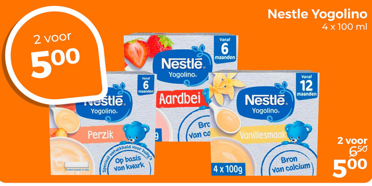 Nestle   babyvoeding folder aanbieding bij  Trekpleister - details