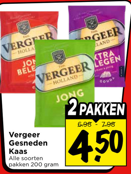 Vergeer   kaasplakken folder aanbieding bij  Vomar - details