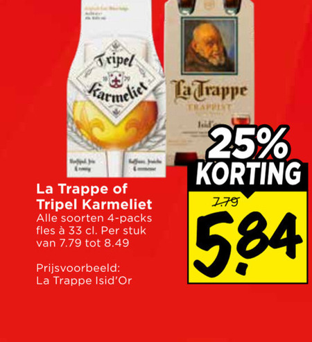 Karmeliet   speciaalbier folder aanbieding bij  Vomar - details
