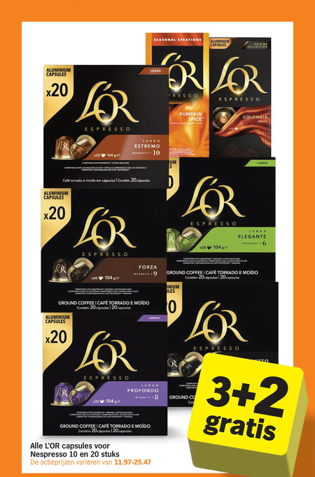 Douwe Egberts L Or   koffiecups folder aanbieding bij  Albert&nbsp;Heijn - details