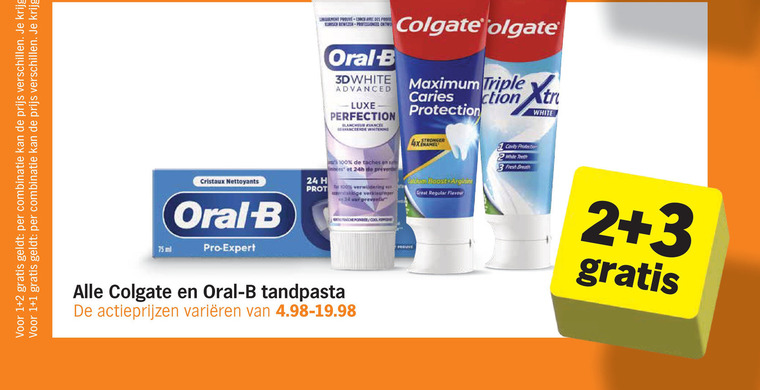 Colgate   tandpasta folder aanbieding bij  Albert&nbsp;Heijn - details