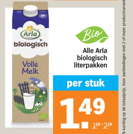 Arla   melk folder aanbieding bij  Albert&nbsp;Heijn - details