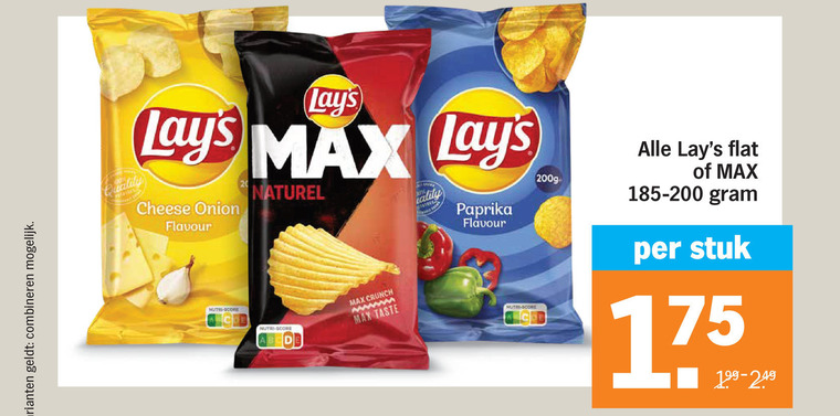 Lays   chips folder aanbieding bij  Albert&nbsp;Heijn - details