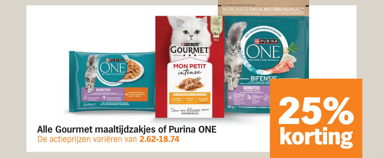 One   kattenvoer folder aanbieding bij  Albert&nbsp;Heijn - details
