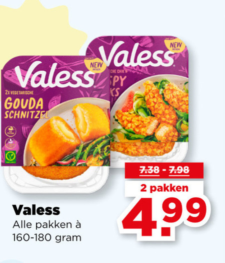 Valess   vegetarisch folder aanbieding bij  Plus - details