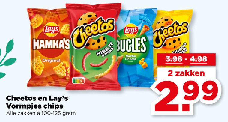 Lays   zoutje, chips folder aanbieding bij  Plus - details