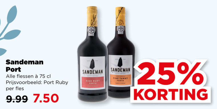 Sandeman   port folder aanbieding bij  Plus - details