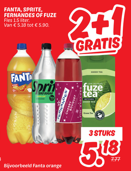 Fuze Tea   ice tea, frisdrank folder aanbieding bij  Dekamarkt - details