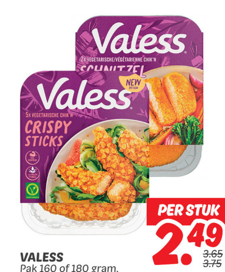 Valess   vegetarisch folder aanbieding bij  Dekamarkt - details