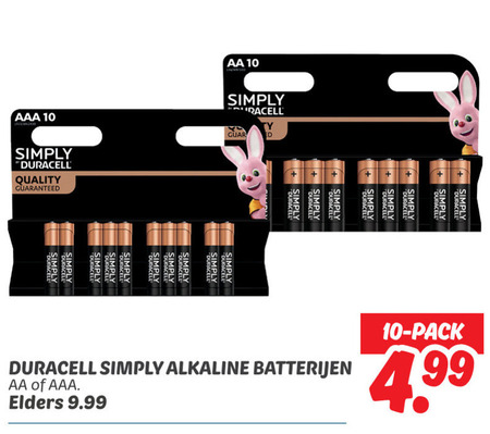 Duracell   batterij folder aanbieding bij  Dekamarkt - details