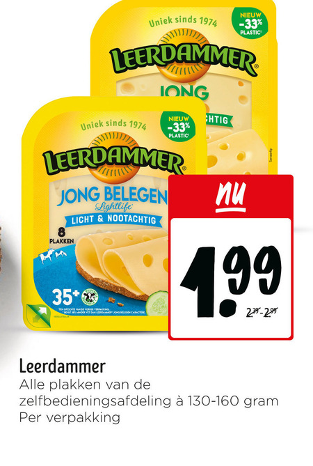 Leerdammer   kaasplakken folder aanbieding bij  Jumbo - details